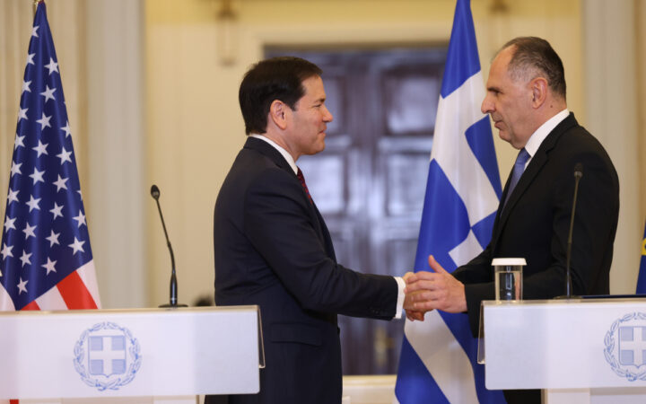 Ρούμπιο - Γεραπετρίτης σημείωσαν το ρόλο της Ελλάδας στην αρχιτεκτονική ασφάλειας της περιοχής - Τι είπαν για τις τουρκικές απειλές χωρίς να αναφέρουν την Τουρκία
