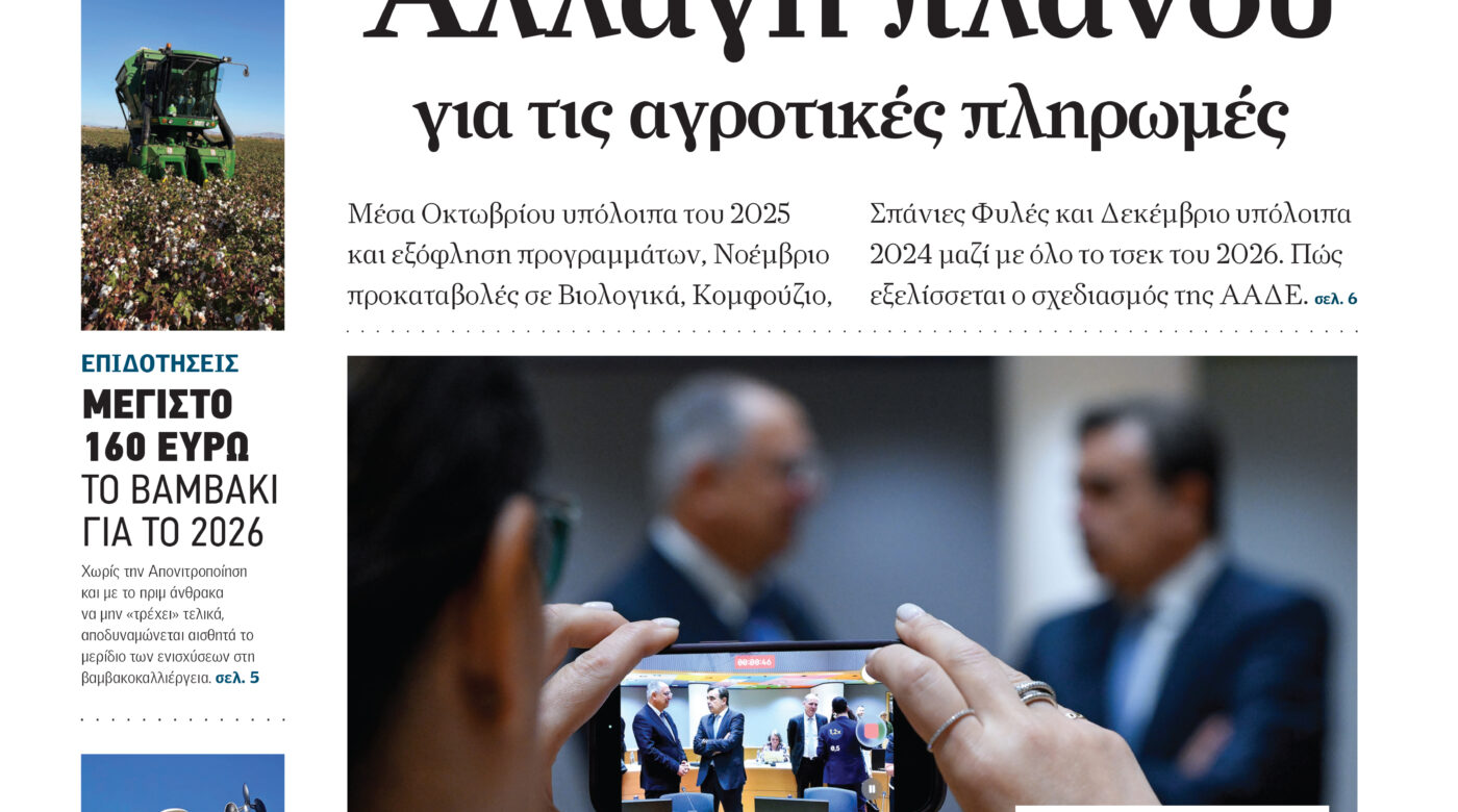 Επιδότηση 200 ευρώ πληρώνουν φέτος οι ελαιώνες, ενεργοποιούν πριμ κλαδέματος και οι βιολογικές παραγωγές