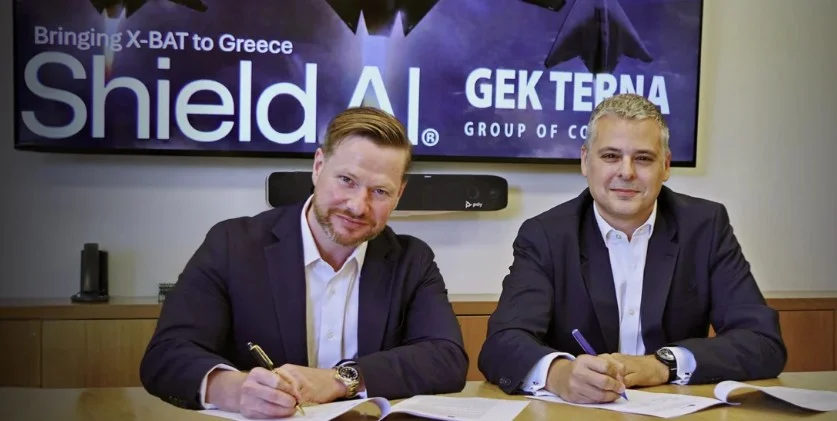 Shield AI and GEK TERNA sign strategic agreement to develop X-BAT unmanned combat aircraft in Greece