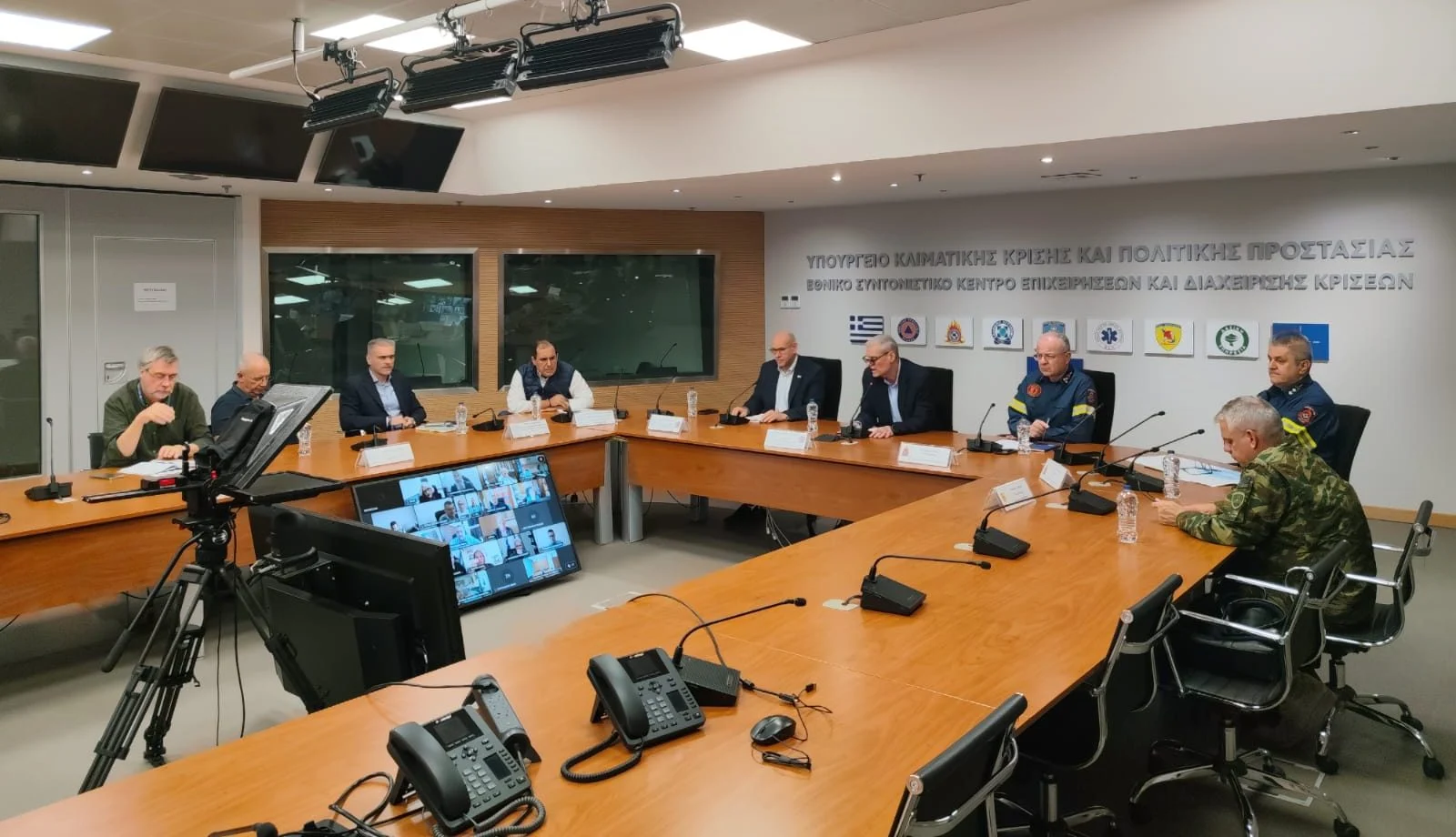 Προετοιμασία της Πολιτικής Προστασίας για το νέο κύμα