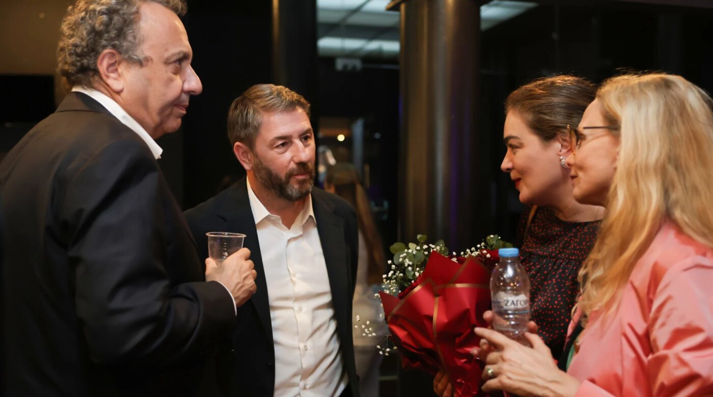 Στην πρεμιέρα της παράστασης «Η συγκάτοικος» ο Ν. Ανδρουλάκης