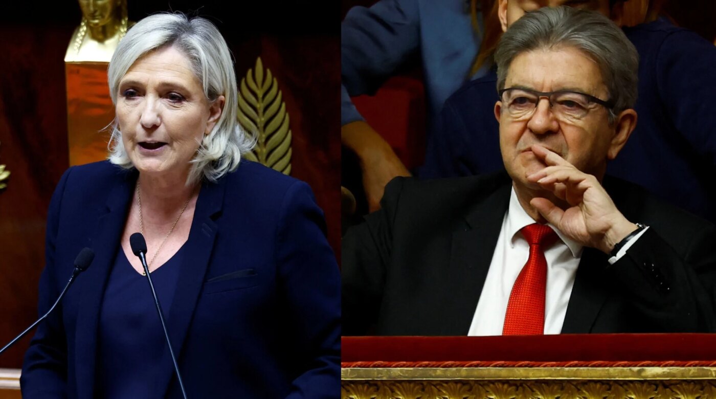 Λε Πεν και Μελανσόν αυξάνουν τη δυναμική τους ενόψει των προεδρικών εκλογών