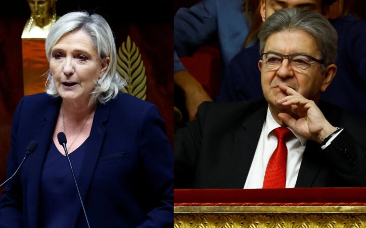 Λε Πεν και Μελανσόν αυξάνουν τη δυναμική τους ενόψει των προεδρικών εκλογών