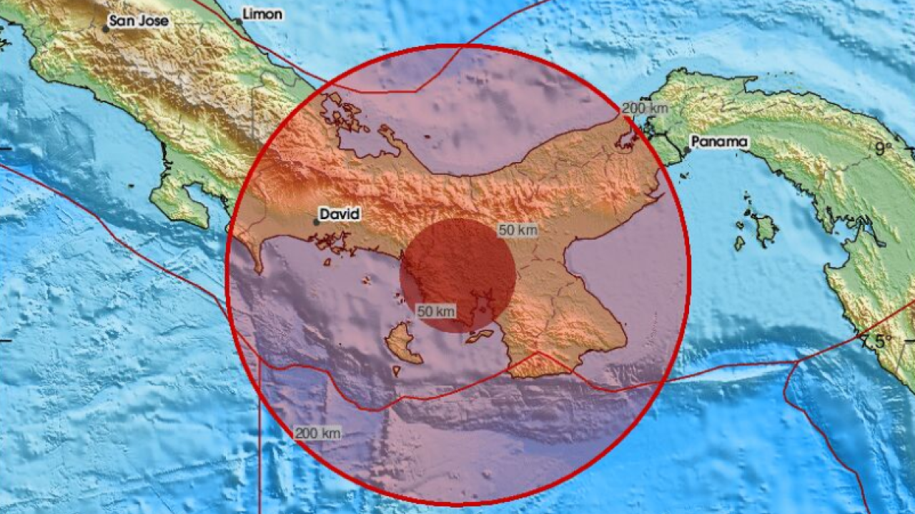 Παναμάς: Νέος σεισμός 6 βαθμών της κλίμακας Ρίχτερ