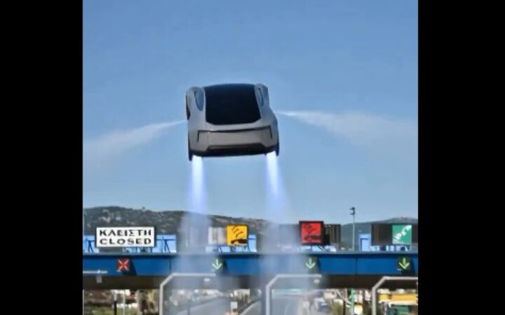 Tesla Roadster: Από τον KITT στον 007 μέχρι τα διόδια: Viral με AI το ιπτάμενο αυτοκίνητο