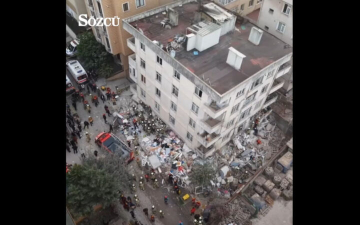 Κωνσταντινούπολη: Κατέρρευσε πολυώροφο κτίριο – Μεγάλη επιχείρηση διάσωσης
